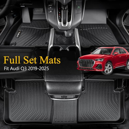 Floor Mats & Cargo Liner Backrest Mat for Audi Q3 2019