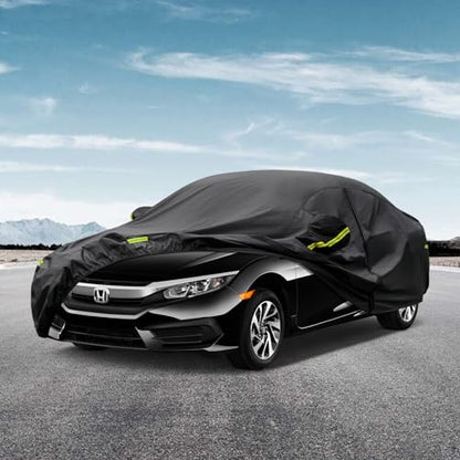 7 Layers Car Cover Custom Fit Honda Civic Sedan from 1995 to 2025