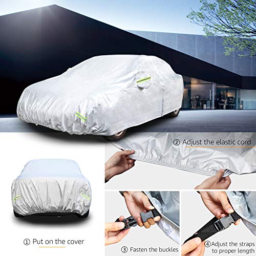 Silver Weatherproof Car Cover