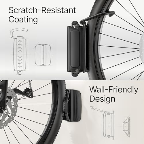 Bike Wall Mount for Garage (2 Count)