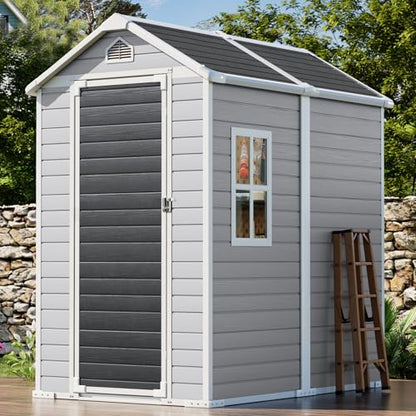 6x4 Resin Outdoor Storage Shed