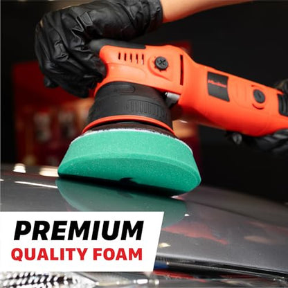 M21 Pro Dual Action Polisher & Foam Pads Kit