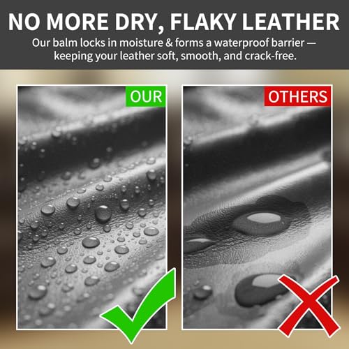 Leather Recoloring Balm and Scratch Repair Kit