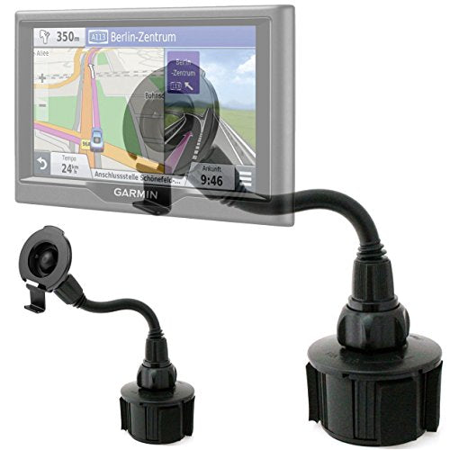 Car Cup Holder Bendy Mount for Garmin Nuvi 52 52LM 55 55LMT 56 56LMT 57LMT 58 67LMT 68LMT 2558 2559 2577 2589 2558 2598LMTHD 2689 2699 Drive DriveSmart 50 51 52 60 61 62 LMT LT LM GPS