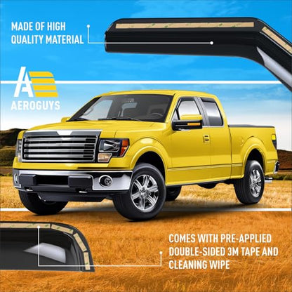Extra Durable Window Deflectors in (4 Count)