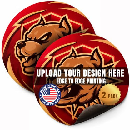 6 Inch Round Car Magnet