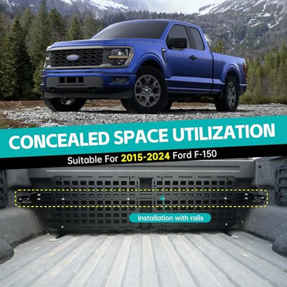 Front Truck Bed Molle Panel Rack System Compatible with 2015