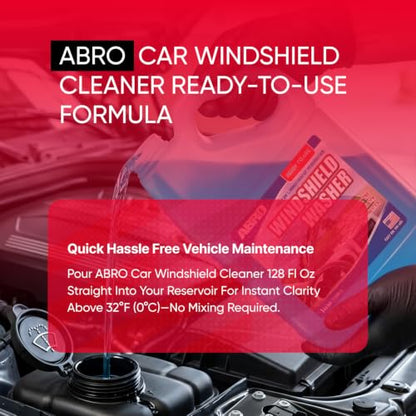 Car Windshield Cleaner Ready to Use Formula (256 Fl Oz)