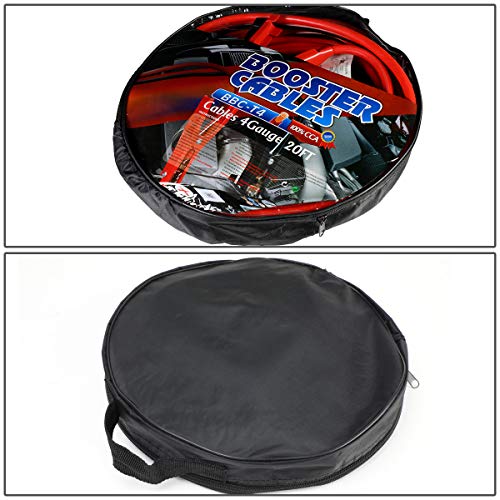 Heavy Duty 20 Feet 4 Gauge Booster Cable Power Jumper 500 AMP Emergency Battery Start Car