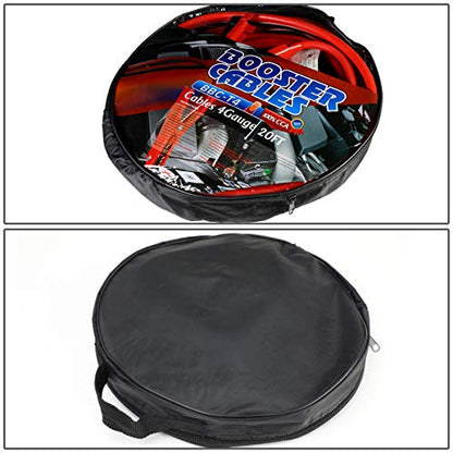 Heavy Duty 20 Feet 4 Gauge Booster Cable Power Jumper 500 AMP Emergency Battery Start Car