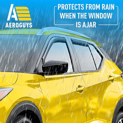 Extra Durable Window Deflectors in (4 Count)