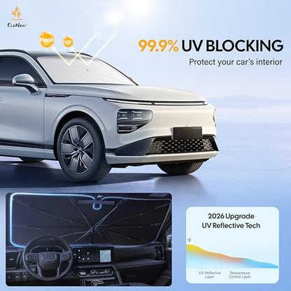 Foldable Windshield Sun Shade & Window Tint Fit for 2013
