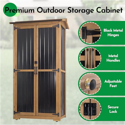 Large Outdoor Storage Cabinet