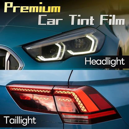 16 x 60 Inches Headlight Taillight Car Tint Vinyl Film