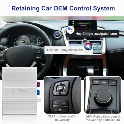 LVDS Wireless Wired CarPlay for Lexus RX ES NX CT is RC OEM Rotary Knob Controller