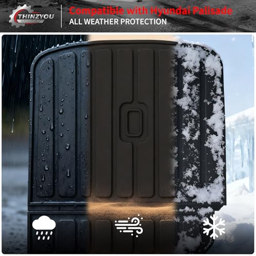 2nd Row Kick Mats for 2026 Hyundai Palisade 7 Seats