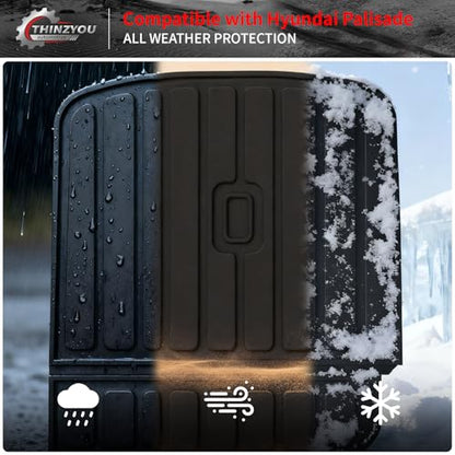 2nd Row Kick Mats for 2026 Hyundai Palisade 7 Seats