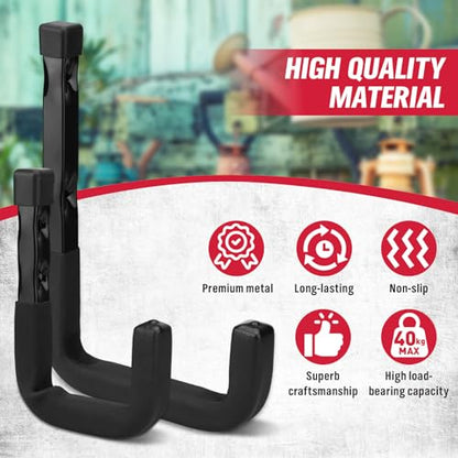 Heavy Duty Garage Storage Hooks (4 Count)