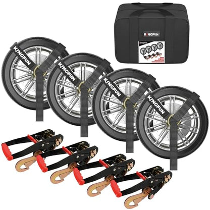 Car Tie Down Straps for Trailers (4 Count)