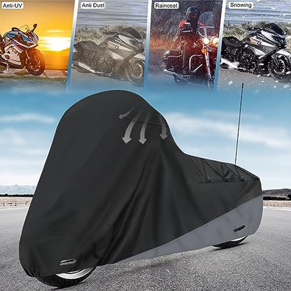 Motorcycle Cover for Touring Models Outdoor All Weather Protection