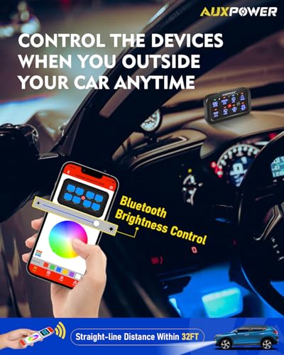 RGB 8 Gang Switch Panel with App Control Toggle Momentary Pulsed
