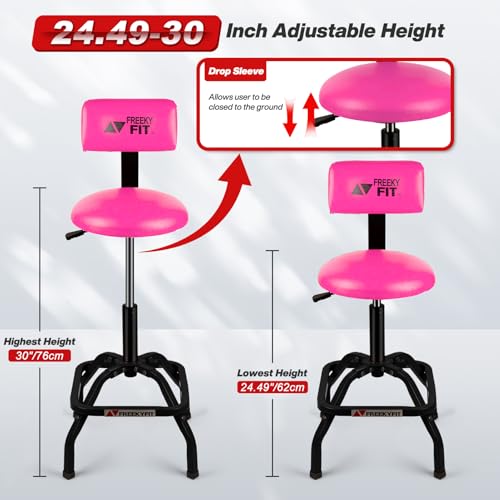 Shop Stool with Backrest