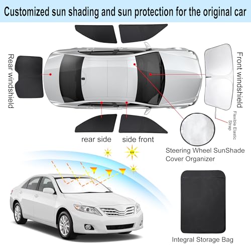 Window Shades for Toyota Camry 2007 (6 Count)