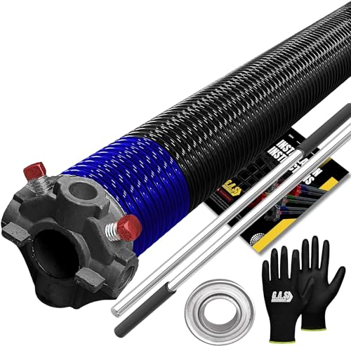 Garage Door Torsion Spring 262x2x38 for Right Side of Garage Door with Winding Bars