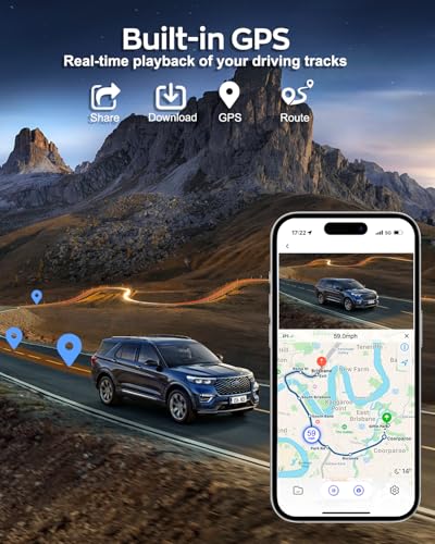 4K Dash Cam 360° View