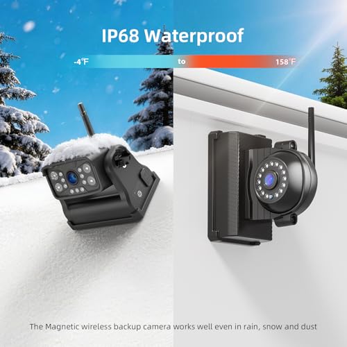 Magnetic Wireless Backup Camera (4 Count)