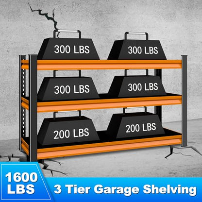 3 Tier Garage Shelving Heavy Duty