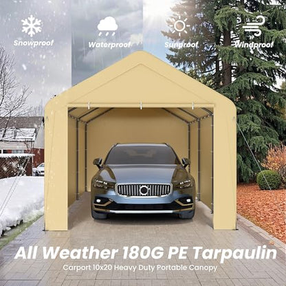 Carport 10x20 Heavy Duty Portable Garage w