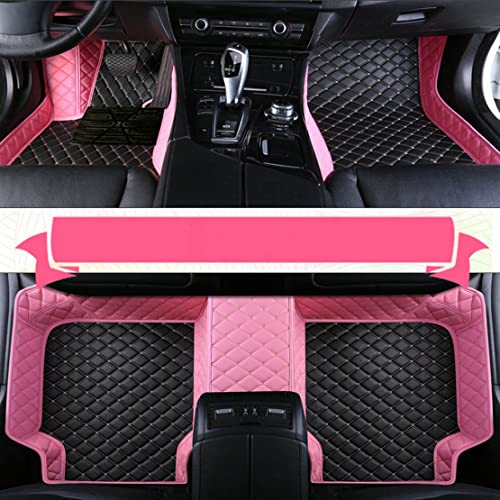 Custom Leather Waterproof Car Floor Mats for 99% Sedan SUV Sports Car Black Beige Men's Women's Vehicle Pads Mat