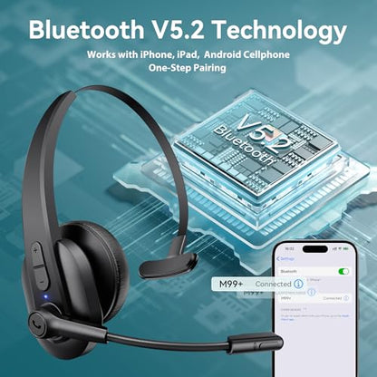 Bluetooth Headset with USB Dongle for Computer