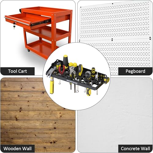 Wall Mount Tool Storage Rack