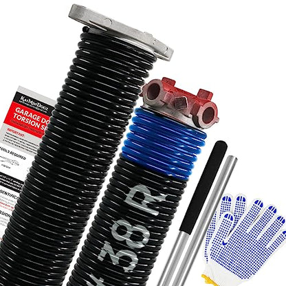 Pair of 1.75" Garage Door Torsion Springs Set with Non