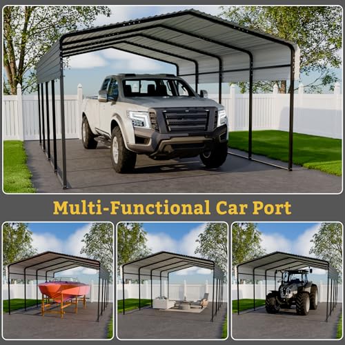 13x20FT Heavy Duty Metal Carport