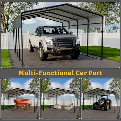 13x20FT Heavy Duty Metal Carport