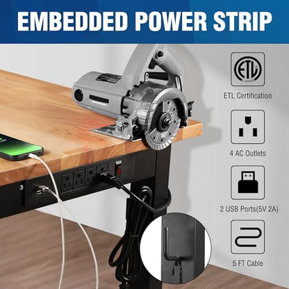 Adjustable Garage Workbench