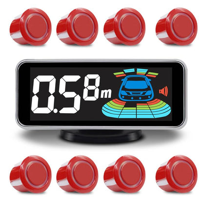 Car Parking Sensors Kit Reverse Radar parktronic System Auto Electronics Vehicle Back Assistant Reverse 8 Sensor (8 Count)