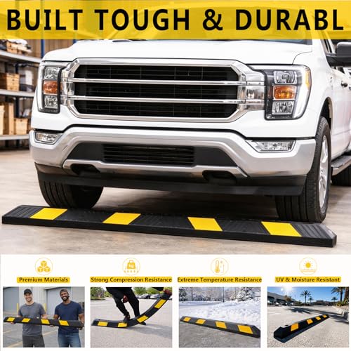 72 Inch Rubber Parking Stop (2 Count)