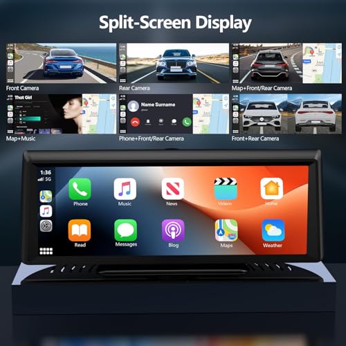 8.1" Portable Wireless Carplay Screen for Car