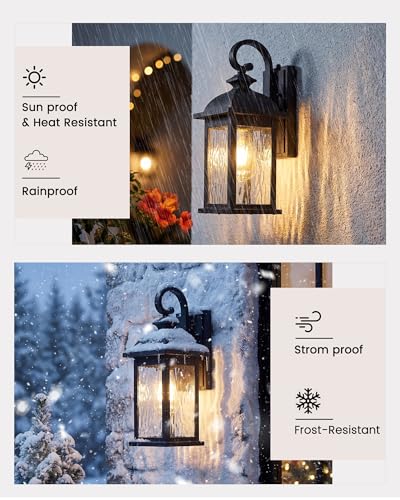 Dusk to Dawn Exterior Wall Sconce