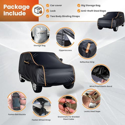Super Lightweight Car Cover Waterproof All Weather Winter Snow SUV Cover All Weather Waterproof
