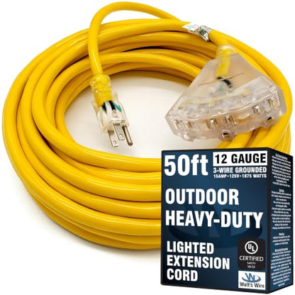 50 ft Outdoor Extension Cord