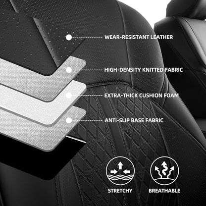 Custom Fit Camry Seat Covers for 2025 2026 Toyota Camry XLE XSE