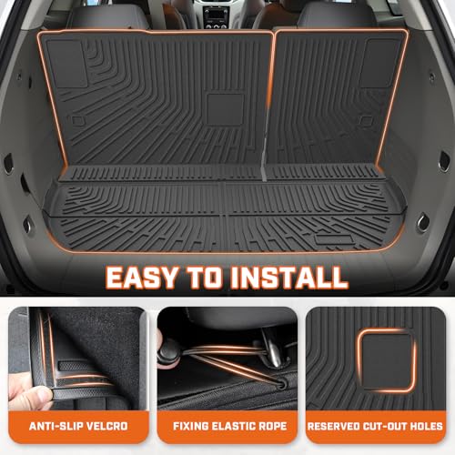 Floor Mat & Cargo Liner for Chevy Traverse 2009
