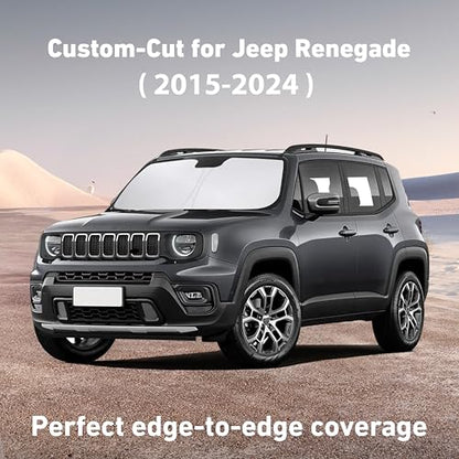 Windshield Sunshade Compatible for Jeep Renegade 2015