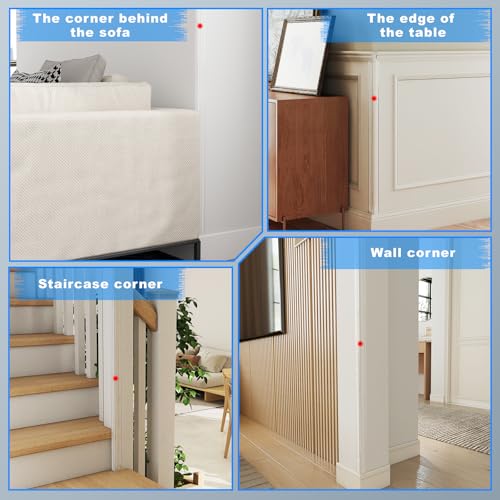 Self Adhesive Clear Wall Corner Protector (4 Count)