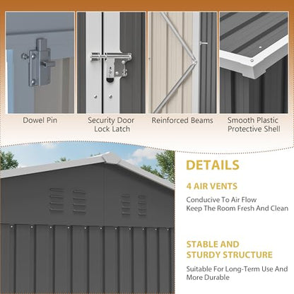 12x10 Ft Outdoor Storage Shed